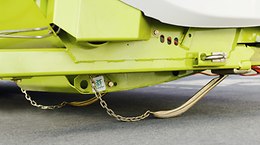 Sensor bands detect the position of the front attachment for AUTO CONTOUR and CONTOUR. - Front attachments