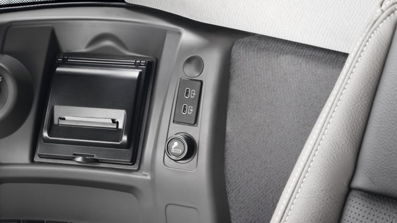 USB-C charging sockets -